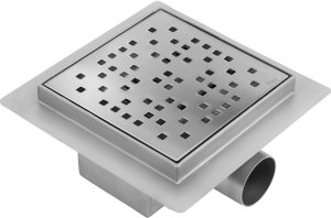 Rea Odpływ liniowy REA DOTS STAL SZCZOTKOWANA 15x15 3
