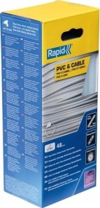 Wkłady klejowe Rapid klej do PCW i kabli 12x190mm 48szt. 2