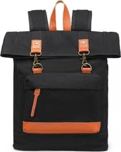 Plecak turystyczny Kono Czarny Płócienny Plecak Vintage A4 Arizona 3
