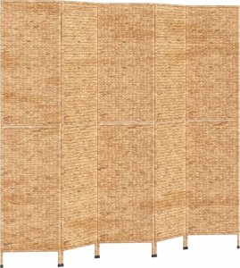 vidaXL vidaXL Parawan pokojowy, 5-panelowy, 205x180 cm, hiacynt wodny 2
