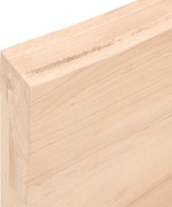 vidaXL vidaXL Blat stołu, 100x50x(2-6) cm, surowe lite drewno dębowe 7