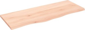 vidaXL vidaXL Blat do stołu, 100x40x2 cm, surowe drewno dębowe 2