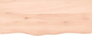 vidaXL vidaXL Blat do stołu, 100x40x2 cm, surowe drewno dębowe 3