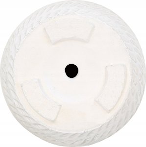 Beliani Doniczka ⌀ 19 cm złamana biel LIVADIA 5