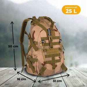 Plecak turystyczny Peterson Lekki Plecak Militarny Z Tkaniny Nylonowej 11