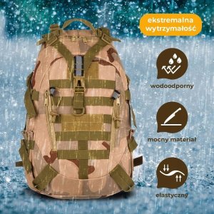 Plecak turystyczny Peterson Lekki Plecak Militarny Z Tkaniny Nylonowej 12