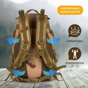 Plecak turystyczny Peterson Lekki Plecak Militarny Z Tkaniny Nylonowej 13