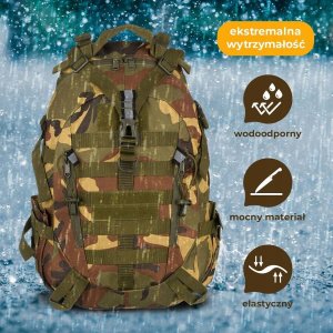 Plecak turystyczny Peterson Lekki Plecak Militarny Z Tkaniny Nylonowej 11