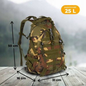 Plecak turystyczny Peterson Lekki Plecak Militarny Z Tkaniny Nylonowej 10