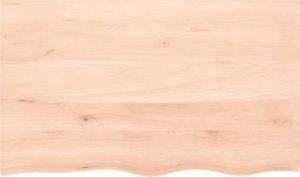 vidaXL vidaXL Blat stołu, 100x60x(2-4) cm, surowe lite drewno dębowe 3