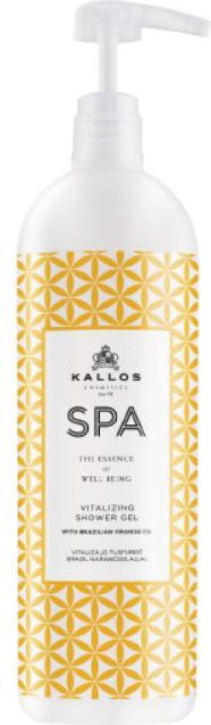 Kallos SPA Vitalizing Shower Gel Rewitalizujący balsam pod prysznic z olejkiem pomarańczowym 1000 ml 1