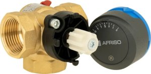 Afriso Zawór mieszający 3-drogowy obrotowy ARV 384 Vario ProClick + siłownik ARM 343 ProClick, DN25, Rp1", Kvs 4,5-12 3