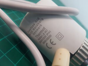 Danfoss Siłownik termiczny, Thermot, M 30 x 1.5, 230 V, NC (normalnie zamknięty), 1.00 m 4