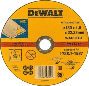 Dewalt DEWALT TARCZA METAL 180x1,6mm INOX 1