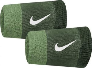 Nike Frotki na nadgarstek Nike szerokie Swoosh 2 szt. zielone N0001586314OS 1