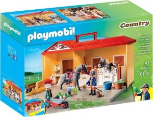 Figurka Playmobil Playmobil nowa przenośna stajnia 71393 1