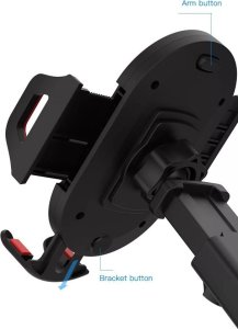 Braders Uchwyt Samochodowy Czarny z Przyssawką i Teleskopowym Ramieniem Braders 2