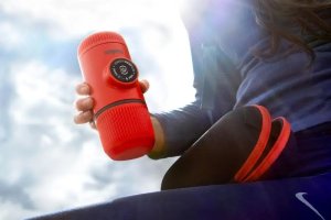 Kawiarka Wacaco Manual ground coffee machine with case WACACO NANOPRESSO LAVA RED 12