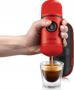 Kawiarka Wacaco Manual ground coffee machine with case WACACO NANOPRESSO LAVA RED 2