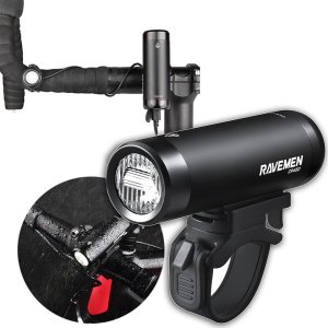 Ravemen Lampka przednia Ravemen CR450 czarna, 450 lumenów, pilot, USB 1
