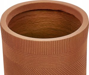 Beliani Doniczka ⌀ 31 cm złoty brąz VOULA 4