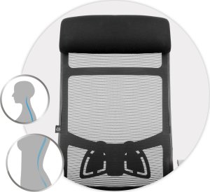 Krzesło biurowe Sofotel Brema Czarne 13