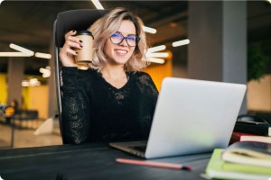 Krzesło biurowe Sofotel Brema Czarne 15