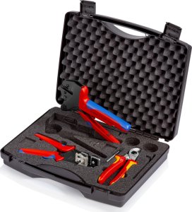 Knipex KNIPEX set of pliers for processing solar module connections 1