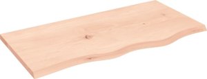 vidaXL vidaXL Blat stołu, 80x40x2 cm, surowe drewno dębowe 2