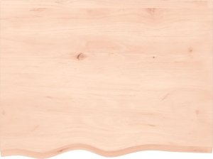 vidaXL vidaXL Blat stołu, 80x60x2 cm, surowe drewno dębowe 3