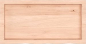 vidaXL vidaXL Blat stołu, 80x40x(2-4) cm, surowe lite drewno dębowe 4