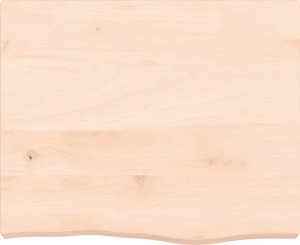 vidaXL vidaXL Blat stołu, 60x50x(2-6) cm, surowe lite drewno dębowe 3