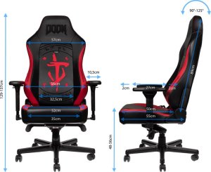 Fotel Noblechairs HERO - DOOM Edition (GAGC-179) 2