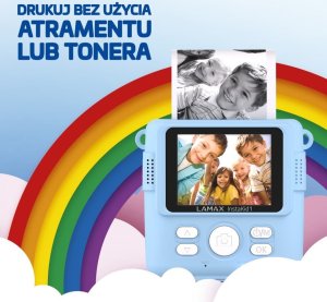 Aparat cyfrowy Lamax InstaKid1 niebieski 2