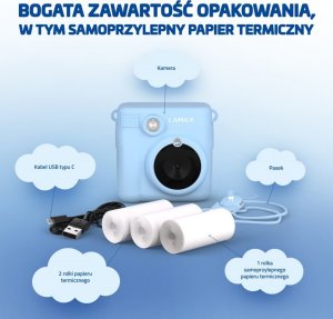 Aparat cyfrowy Lamax InstaKid1 niebieski 7