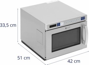 Royal Catering Kuchenka mikrofalowa gastronomiczna 100 programów 3000 W 17 l Kuchenka mikrofalowa gastronomiczna 100 programów 3000 W 17 l 5