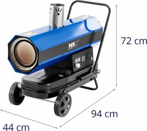 MSW Nagrzewnica dmuchawa olejowa budowlana na olej ropę do 310 m2 38 l 30000 W Nagrzewnica dmuchawa olejowa budowlana na olej ropę do 310 m2 38 l 30000 W 6
