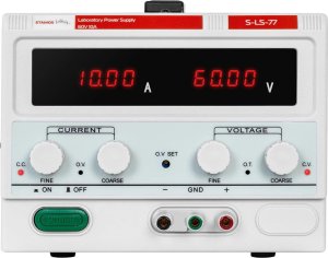 Stamos Germany Zasilacz laboratoryjny impulsowy S-LS-77 0-60V 0-10A DC Zasilacz laboratoryjny impulsowy S-LS-77 0-60V 0-10A DC 3