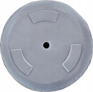 Beliani Doniczka okrągła 25 x 25 x 14 cm szara FTERO 5