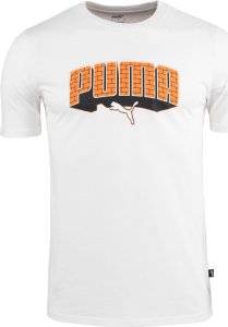 Puma Koszulka męska Puma Graphics Hip Hop Tee biała 677189 02 S 1