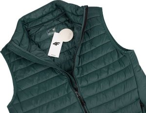 4f Kamizelka męska 4F M062 zielona 4FAW23TVESM062 41S S 4