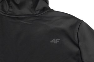 Kurtka męska 4f Kurtka przejściowa softshell z kapturem męska 4F membrana 5000 M156 czarna 4FAW23TSOFM156 20S L 8