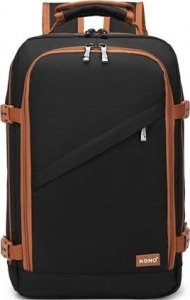 Plecak turystyczny Kono Mały Czarny Plecak Ryanair WizzAir 40x20x25 20L CB Expander 3