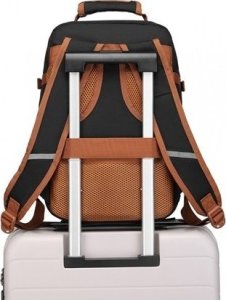 Plecak turystyczny Kono Mały Czarny Plecak Ryanair WizzAir 40x20x25 20L CB Expander 5