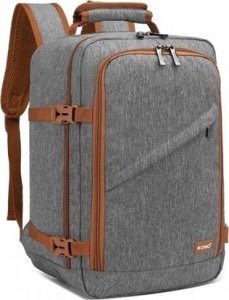 Plecak turystyczny Kono Mały Szary Plecak Ryanair WizzAir 40x20x25 20L SB Expander 5