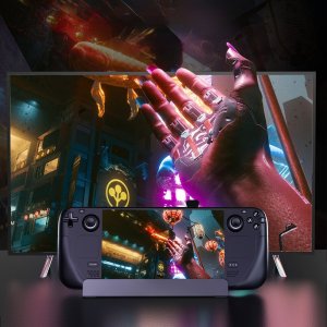 HUB USB Choetech HUB Choetech M52 do Valve Steam Deck LCD / OLED adapter USB-C / USB-C PD, USB-A, HDMI, RJ45 szary 6