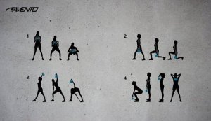 SKO Kettlebell AVENTO 42KH 8kg 2