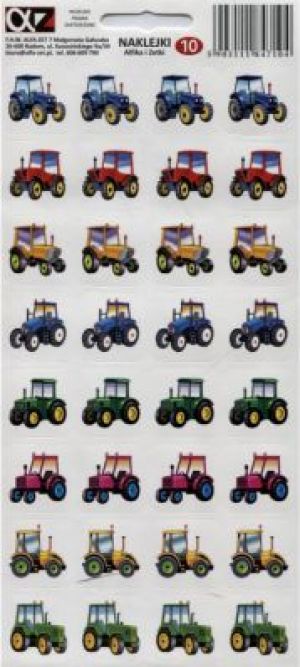 ALFA-ZET Naklejki Alfika i Zetki 10 Traktory 1