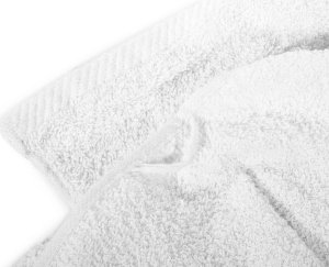 LOZKOHOLICY.PL Sp.z o.o. Sp. K. Ręcznik Gomez 50 x 100 Bawełna 500 g/m2 Biały 4