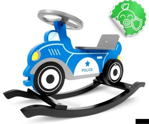 Ricokids Drewniane auto na biegunach Ricokids 785000 policja 8